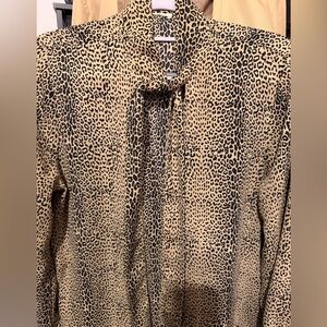 Leopard Print Blouse